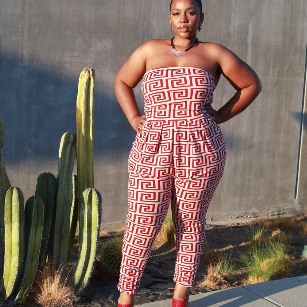 Plus size jumpsuit 1X-3X